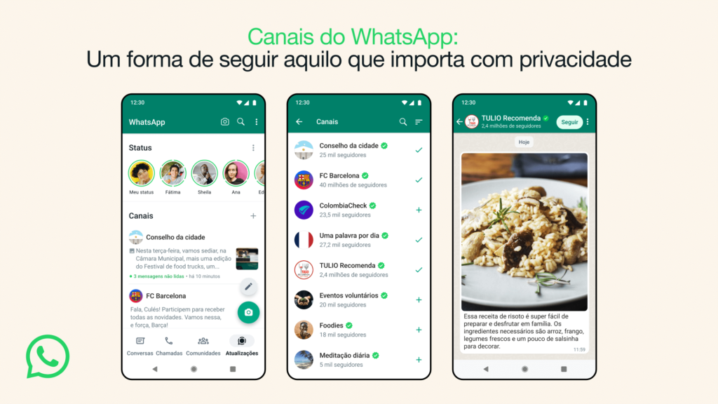 Como criar um canal no Whatsapp? 1 Como criar um canal no Whatsapp?