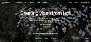 OpenAI apresenta Sora