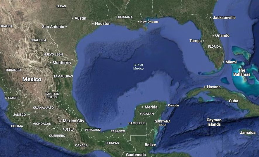 Google Maps renomeará o Golfo do México 2 Google Maps Mudará Nome do Golfo do México