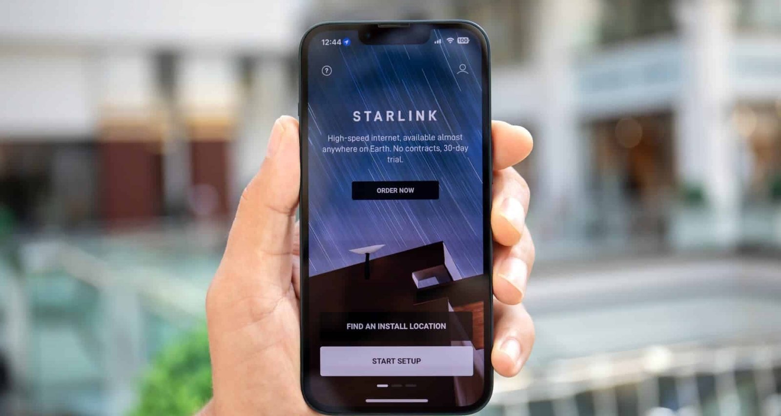Starlink no iPhone
