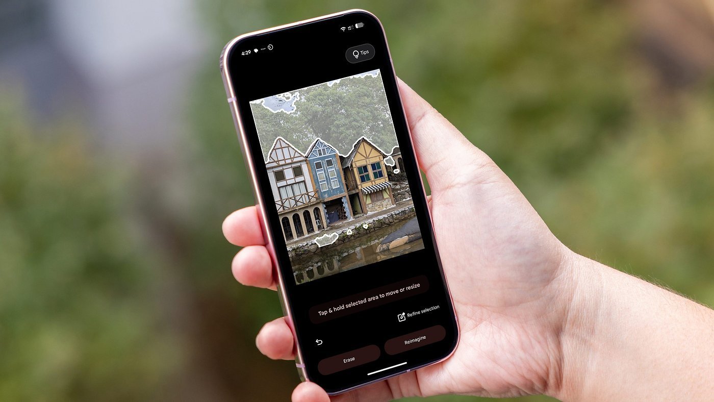 Pixel 9 Pro with Google Photos Reimagine AI generative w1400h788