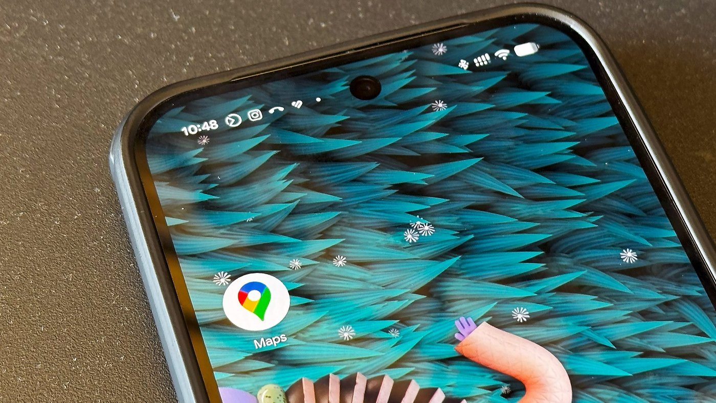 Google Maps app on a Pixel 9 Pro XL phone w1400h788