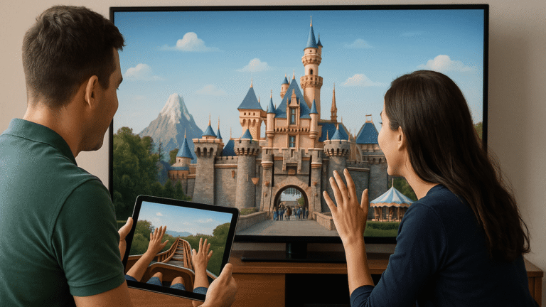 Explore os Parques da Disney da Sua Sala de Estar 4 disney plus visite virtuelle disneyland w1400h788