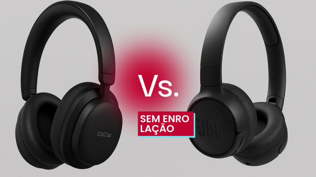Comparativo QCY H3 vs JBL Tune 520BT. Qual tem melhor custo-benefício? 1 Comparativo QCY H3 vs JBL Tune 520BT