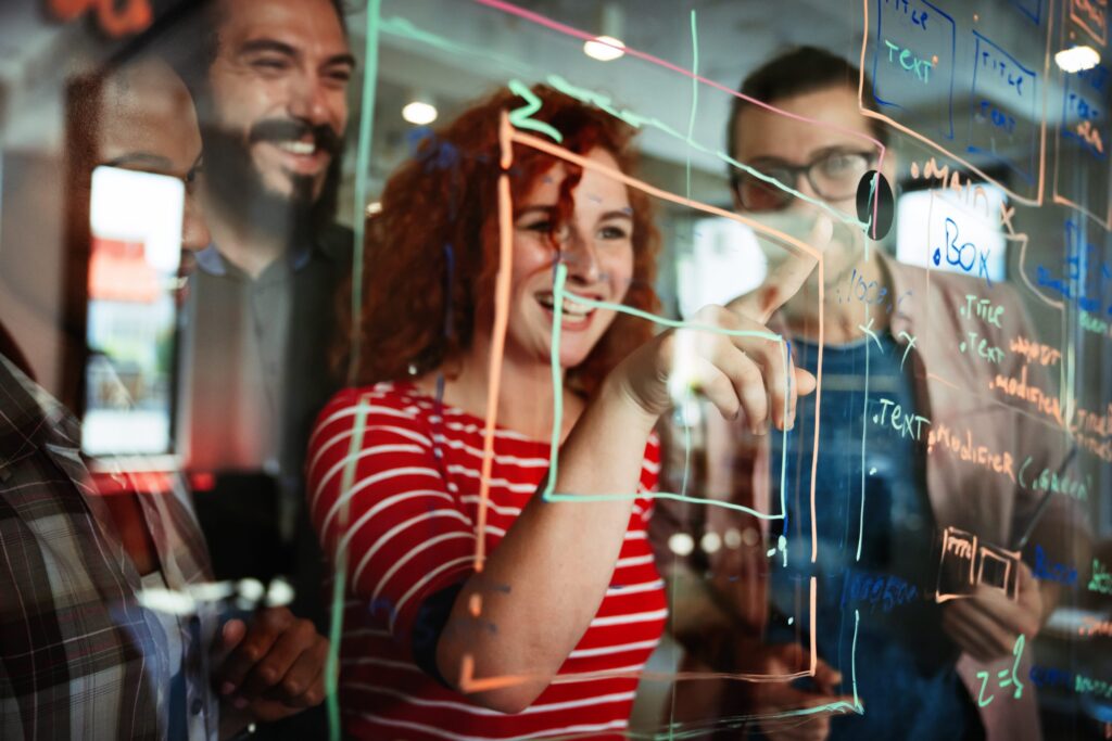 happy software developers working on meeting prog 2025 03 14 19 13 19 utc scaled