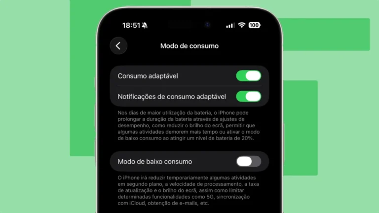 O que é o Modo de Consumo Adaptável no iPhone com o iOS 26? 45 consumo adaptavel00.webp
