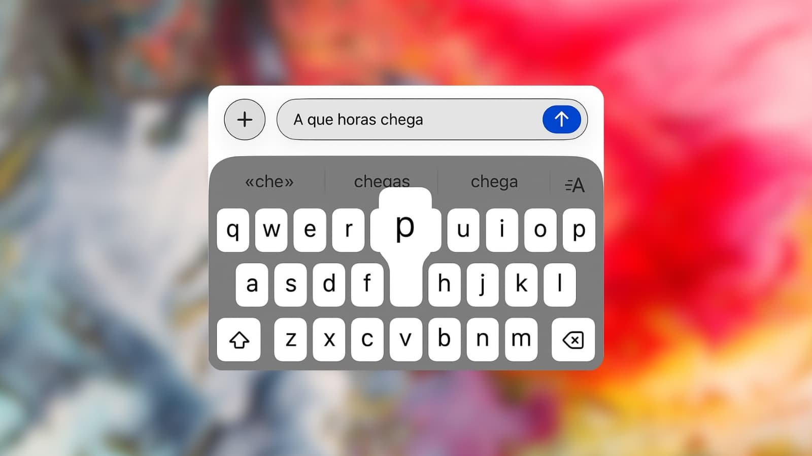 letra errada iphone teclado