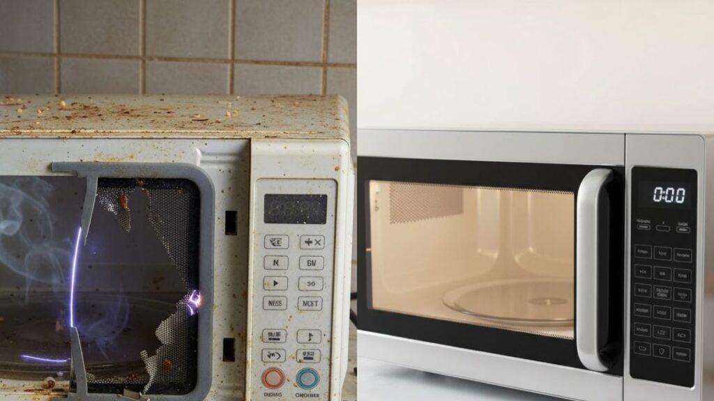 A parte do micro-ondas que acumula sujeira e pouca gente lembra de limpar 3 micro ondas 1