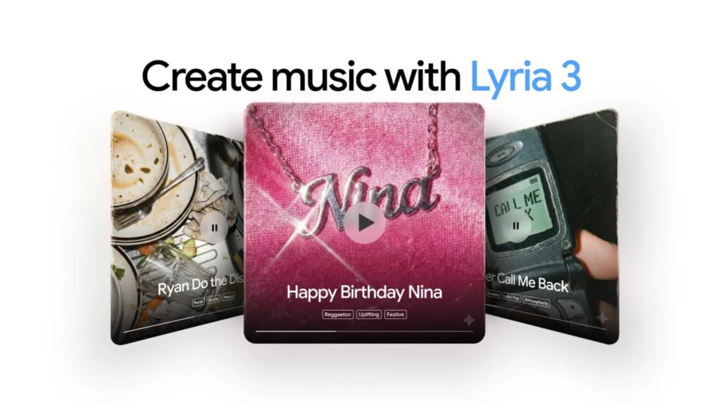 Novidade da Google permite criar músicas e capas personalizadas em poucos cliques 4 google lyria3 1