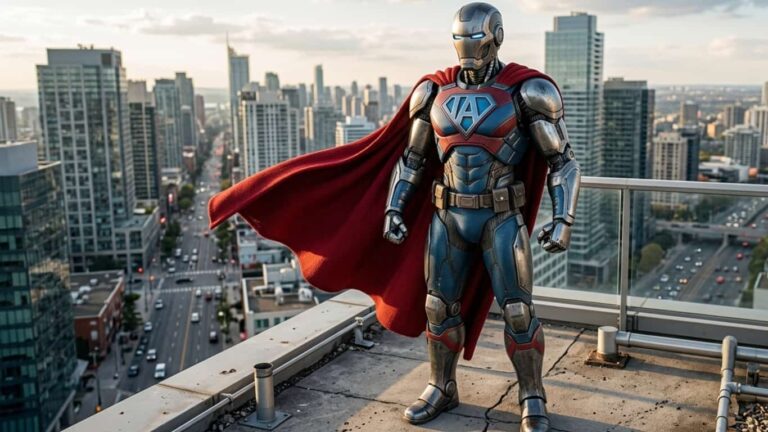 $3,5 milhões para mostrar que a IA pode ser a heroína dos filmes 1 robo super heroi00