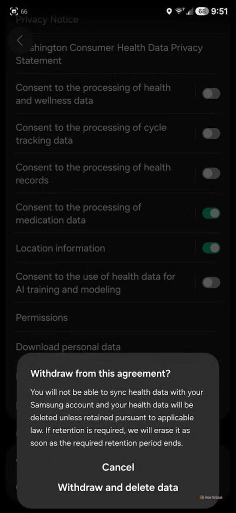 Samsung apagará dados de saúde a quem se recusar treinar a IA 3 Samsung dados saúde treinar IA
