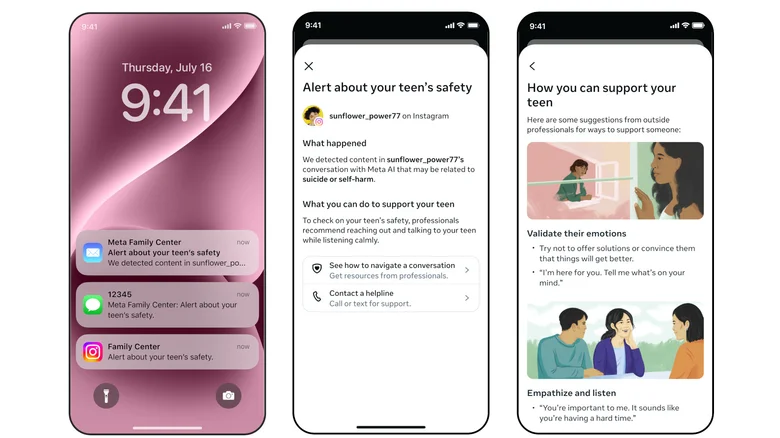 Meta vai avisar os pais se os jovens discutirem automutilação com a inteligência artificial 3 Meta vai avisar os pais se os jovens discutirem automutilacao