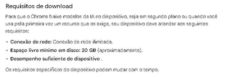 Chrome IA browser espaço Google