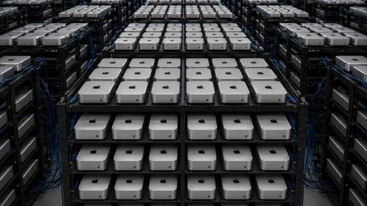 OpenAI está a comprar dezenas de milhares de Macs à Apple: para quê? 3 Imagem representativa gerado por IA de Macs da Apple a serem usados pela OpenAI