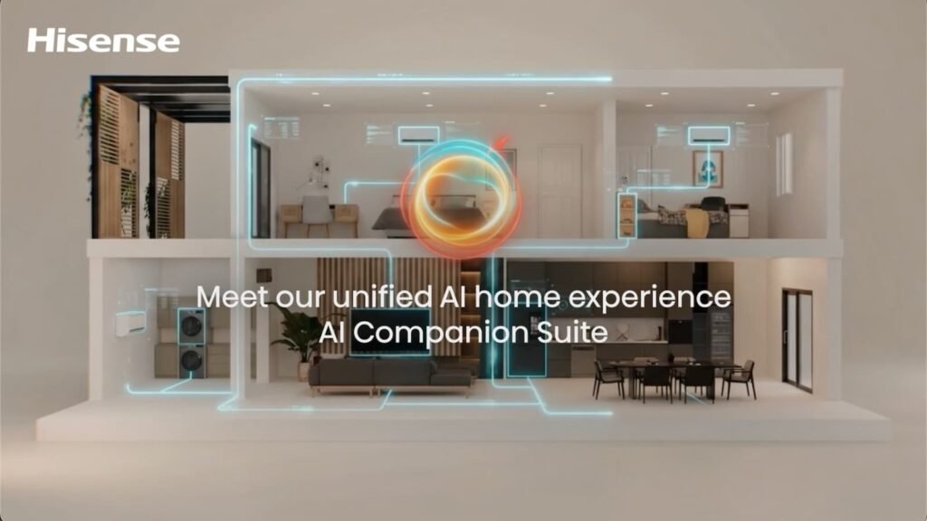 Hisense apresenta o futuro da casa com IA e anuncia nova parceria para o EURO 2028 4 Hisense IFA27 1
