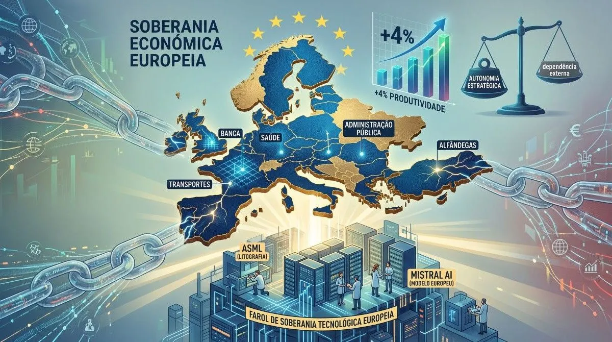 A dependência europeia da ia pode tornar-se um risco para a soberania económica