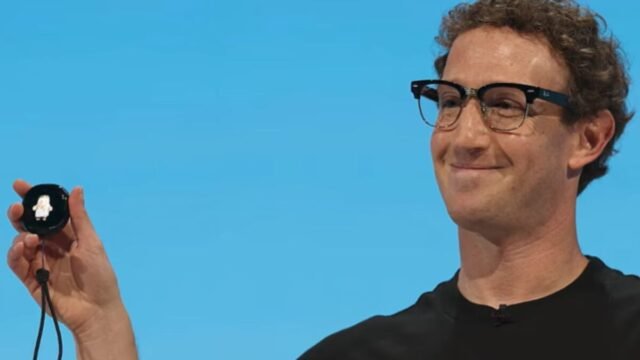 Mark Zuckerberg tirou do bolso um pequeno aparelho que revela como a Meta imagina a vida depois do smartphone 3 Mark Zuckerberg tirou do bolso um pequeno aparelho que revela como a Meta imagina a vida depois do smartphone