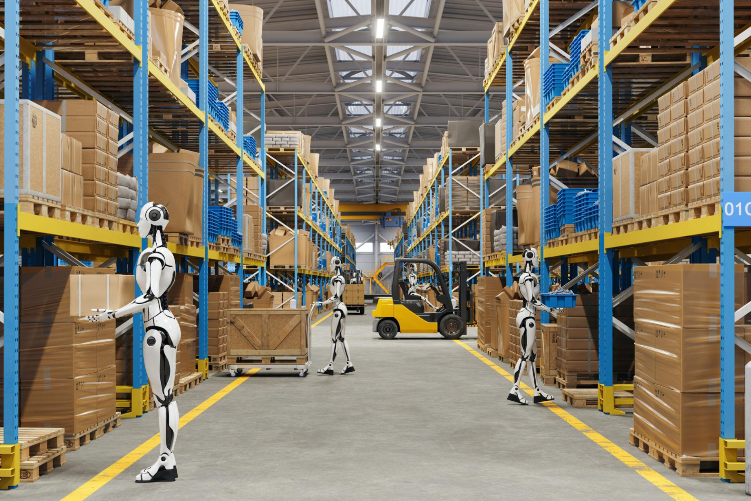 A IA pode abrir mais vagas do que eliminar. O desafio é chegar aos novos empregos 3 Robots Trabalhando