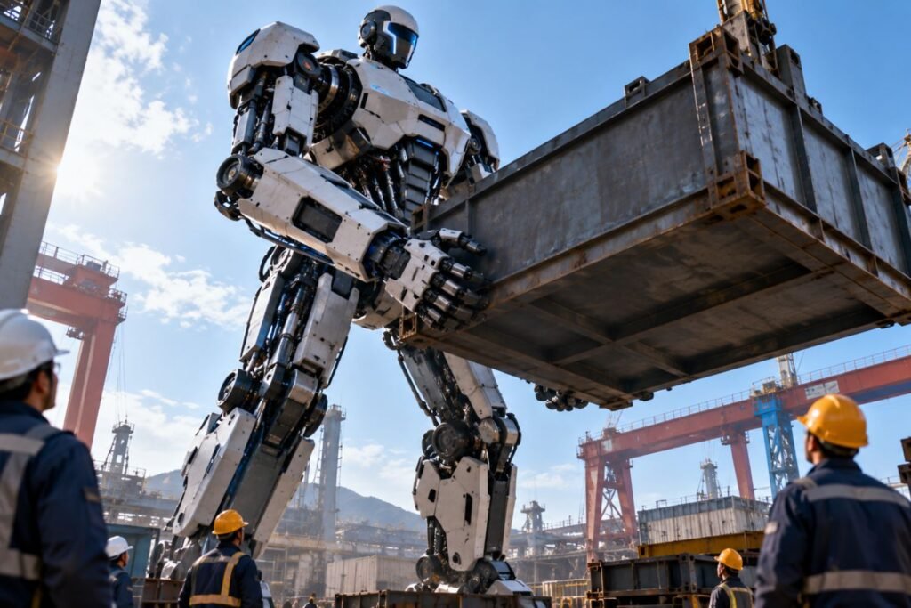 1792447936 357 China apresenta um robo gigante que parece saido de Transformers