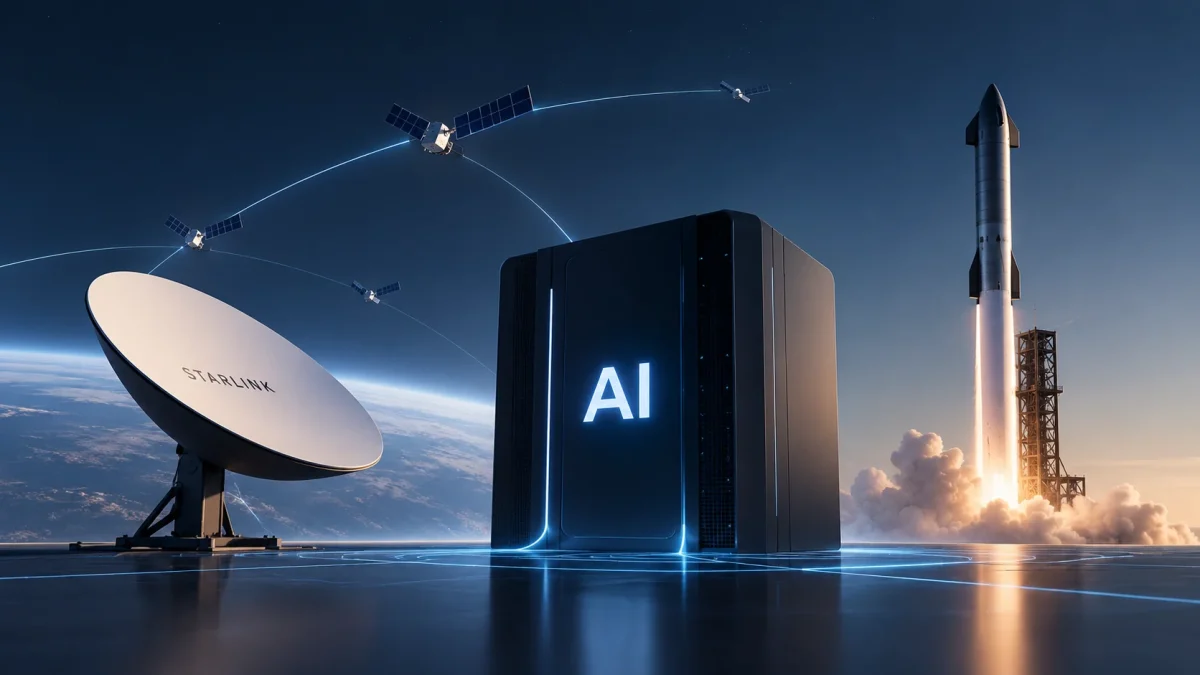 Infraestrutura Espacial com IA Elon Musk, receitas da SpaceX, Starlink, Super Intelligence TecheNet Ia já lidera as receitas da spacex e ultrapassa starlink