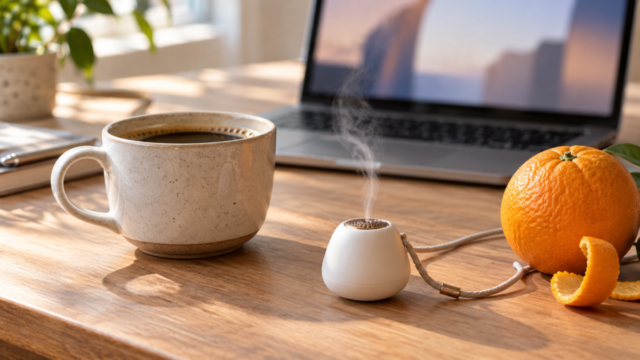 Cientistas criam dispositivo que permite compartilhar aromas de café e laranja pela internet 7 Cientistas criam dispositivo que permite compartilhar aromas de café e laranja pela internet