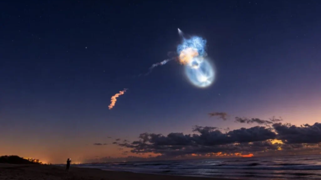 Uma medusa gigante iluminou o céu durante um lançamento da SpaceX — e a explicação da NASA surpreende