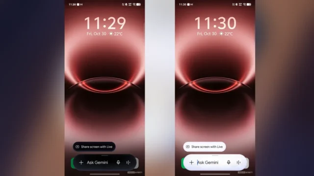 Google: Gemini leva nova animação com partículas a mais smartphones Android
