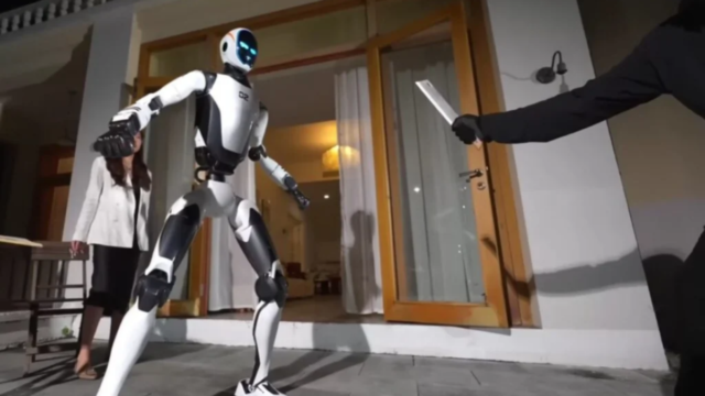 China desenvolve robô guarda-costas com habilidades de kung fu e força surpreendente