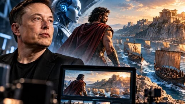 A inteligência artificial de Elon Musk tentou competir com Hollywood e virou alvo de críticas